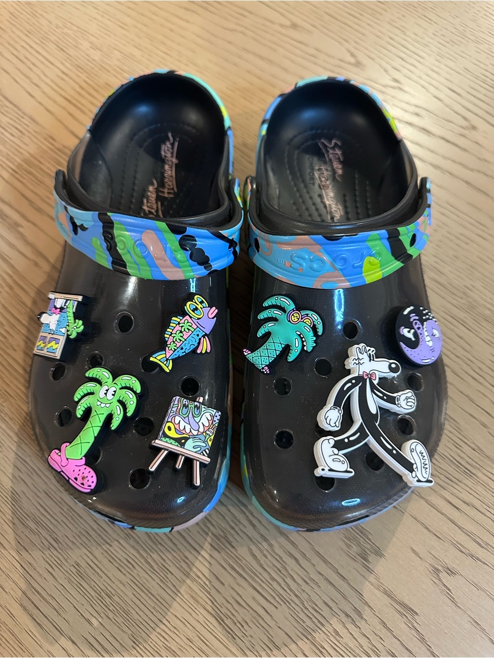 CROCS classic clog x Steven Harrington Quickstrike Translucent 208144-90h size7